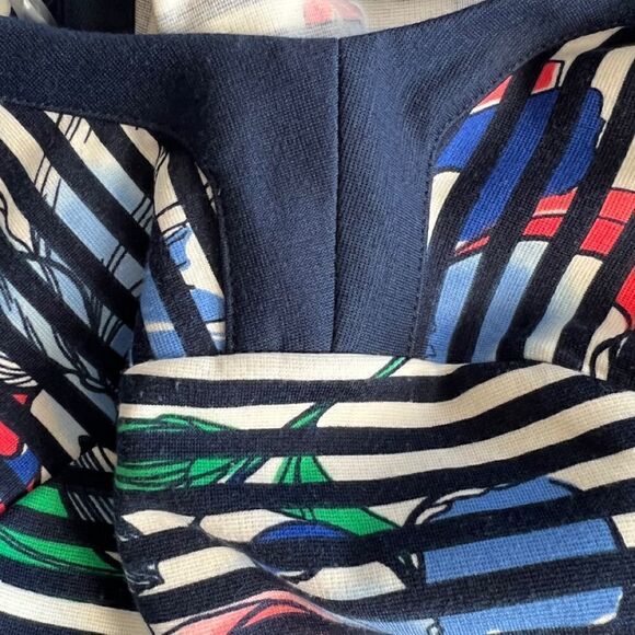 rafaella LP striped floral boat neck top - Picture 10 of 10